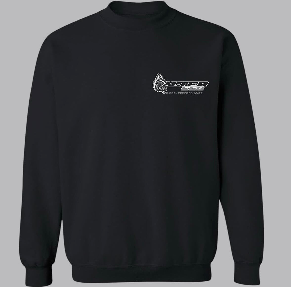 Black Unisex Crewneck Sweatshirt