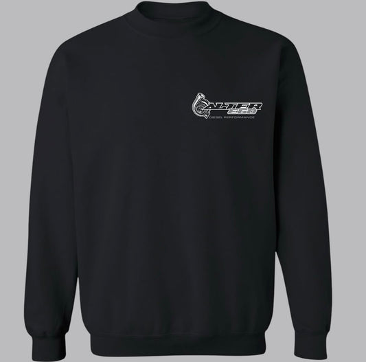 Black Unisex Crewneck Sweatshirt